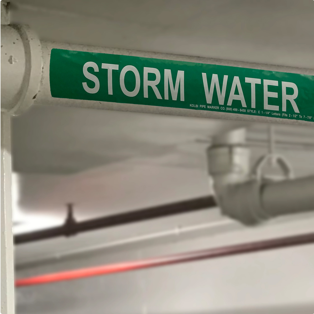 Adhesive Pipe Markers